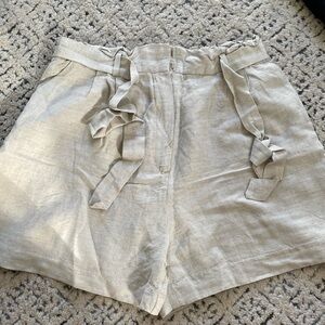 NWT H&M Linen-like Shorts